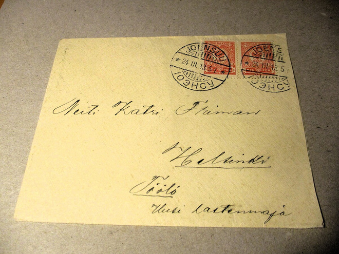 1913 Joensuu kuori Töölöön "Uusi lastenmaja"
