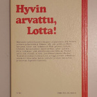 Merri Vik: Hyvin arvattu, Lotta! (1.p. 1977) - omiste! - pikkukuva 3