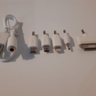 Puhelimen USB -latausjohtosetti (viisi eril. pistoketta) - pikkukuva 1