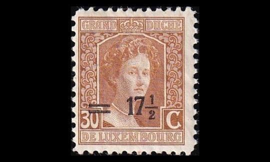 Luxemburg 114 * Käyttösarja 17½/30 C (1915)