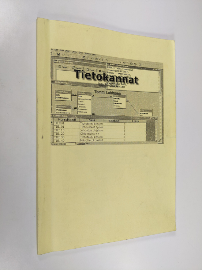 Tommi Lahtonen : Tietokannat 2001