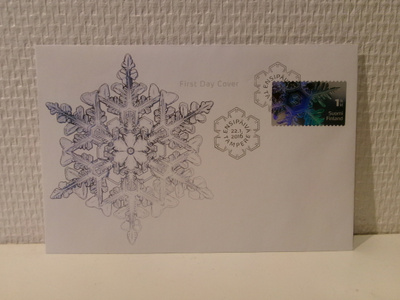 FDC- ensipäiväkuori - Jääkide 22.1.2016