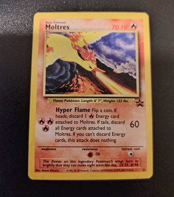 Moltres 21 black star promo