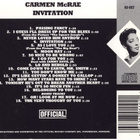 Carmen McRae – Invitation - 1989 - CD - pikkukuva 4