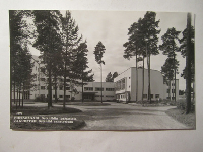 VANHA Postikortti Pietarsaari 1950-l Alkup.Mallikappale