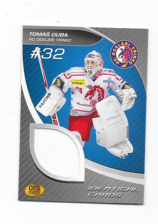 2009-10 OFS Jerseys # Tomas Duba Trinec ex Ässät MV Paita