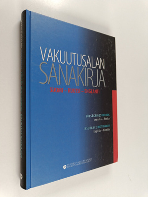 Marianne Tervonen : Vakuutusalan sanakirja : suomi-ruotsi...
