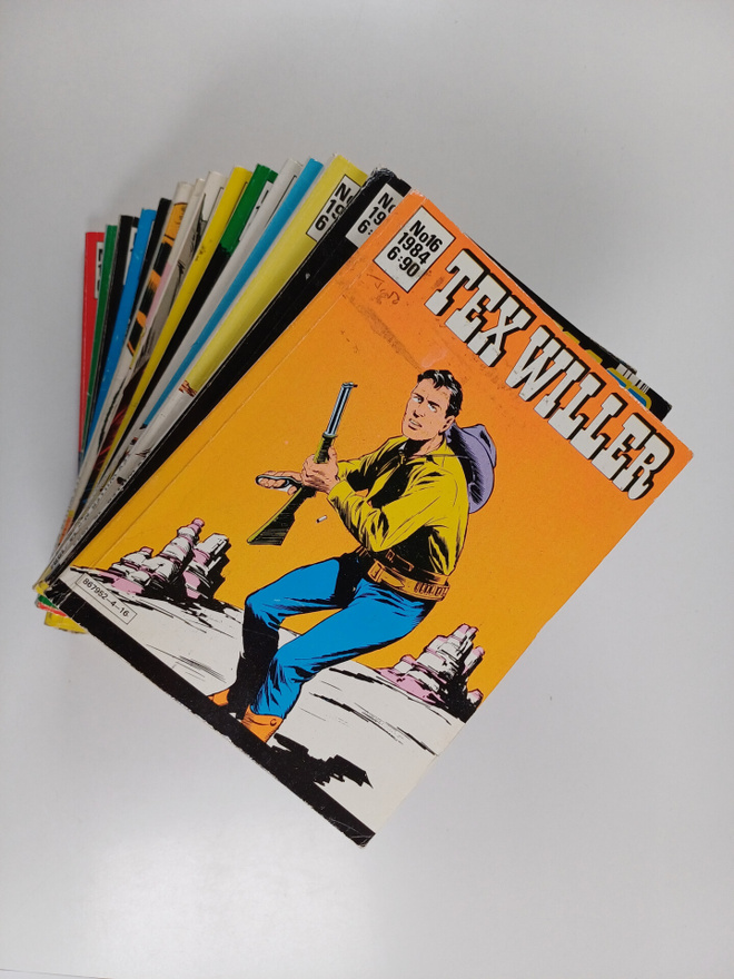Tex Willer vuosikerta 1984 (puuttuu nrot 4)