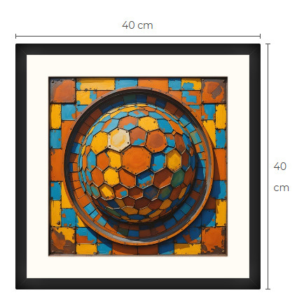Uusi uniikki abstrakti art print taulu 40 cm x 40 cm