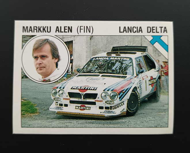 1986 Panini Supersport #48 Markku Alen