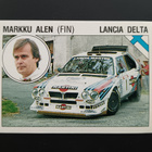 1986 Panini Supersport #48 Markku Alen - pikkukuva 1