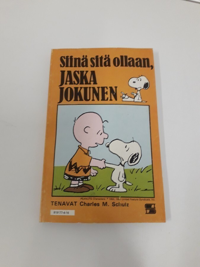 Tenavat 16- Siinä sitä ollaan,Jaska 2p (C. M. Schultz,kirja)