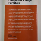 Klara K. Csillery : Hungarian village furniture - pikkukuva 2