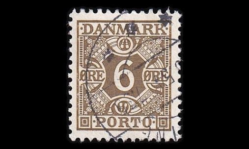 Tanska PORTO_33 o 6 öre oliivi (1937)