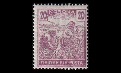 Unkari 343 ** Viikatemies 20 Kr (1921)