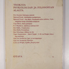 Kai von ym. (toim.kunt.) Fieandt : Psykologian sanasto - pikkukuva 2