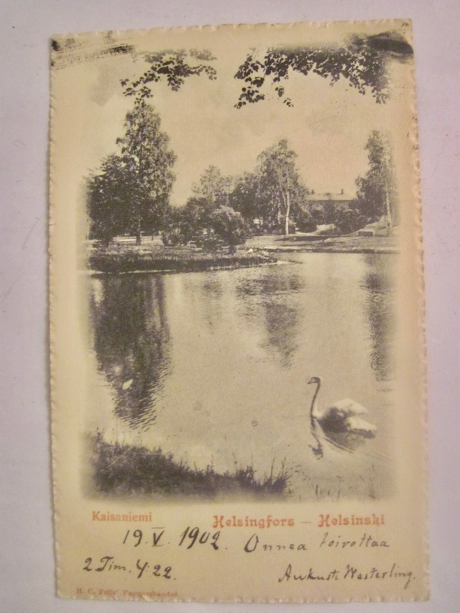 VANHA Postikortti Helsinki 1902