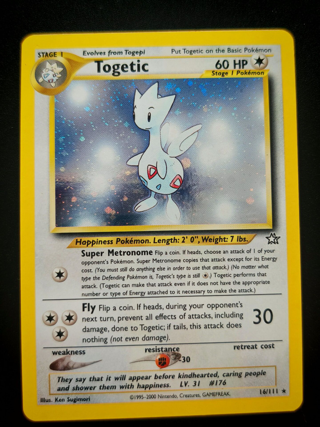 Pokemon kortti Togetic Neo Genesis holo