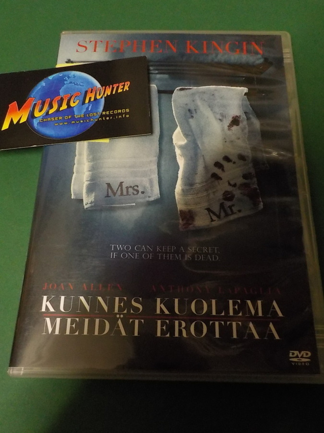 KUNNES KUOLEMA MEIDÄT EROTTAA DVD STEPHEN KING  UUSI (W)