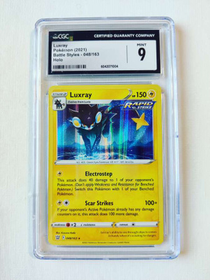 Luxray Battle Styles 048/163 CGC 9