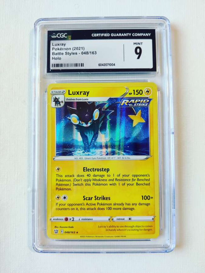 Luxray Battle Styles 048/163 CGC 9