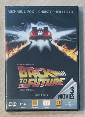 Paluu tulevaisuuteen -trilogia (3DVD) Michael J. Fox (UUSI)