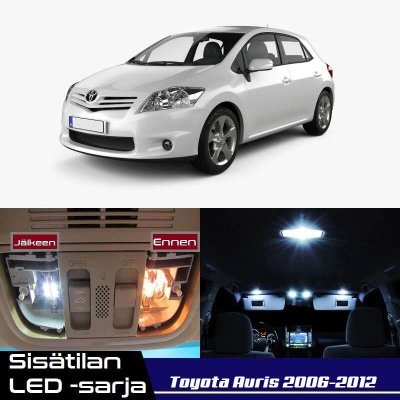 Toyota Auris (E150) Sisätilan LED-sarja 8-osainen