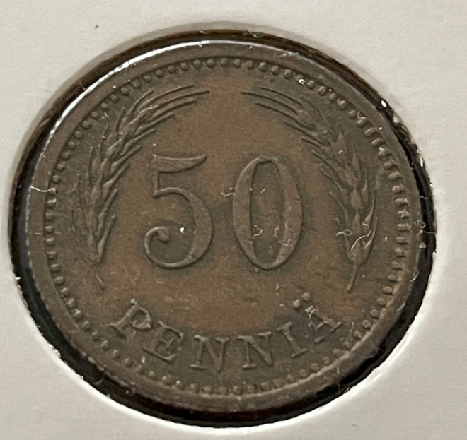 50 penniä 1940