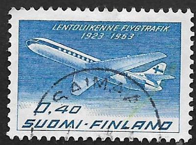 Lentoliikenne 0,40 1963 (LAPE 580) O