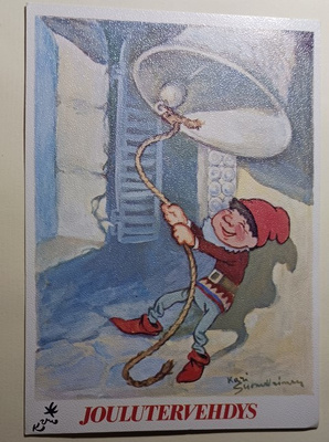 Kari Suomalainen: Tonttu soittaa kelloa vo. Solmu Mäkelä -86