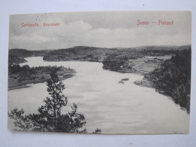 VANHA Postikortti Sortavala 1907