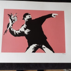 Bansky Litografia sign.numeroitu.katso.nyt ALE. - pikkukuva 3