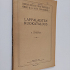 T. I. Itkonen : Lappalaisten ruokatalous - pikkukuva 1