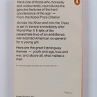 Ernest Hemingway : Across the river and into the trees - pikkukuva 2