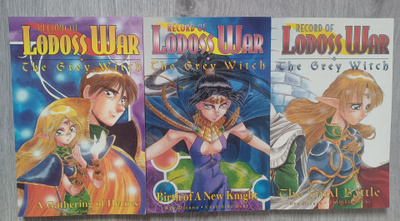 Record of Lodoss War manga 1-3 Grey Witch CPM manga