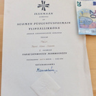 Luovari Vapaudenristi 3 lk 1941 malli 1939 Tunnettu Saaja - pikkukuva 1