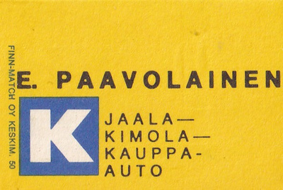 Jaala, Kimola, E. Paavolainen  .      b436
