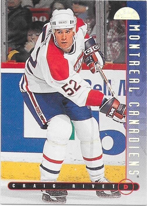 1995-96 LEAF #310 Craig Rivet Montreal Canadiens RC
