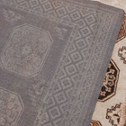 Matto 132 x 182 ohut beige ruskea kuvioitu - pikkukuva 3