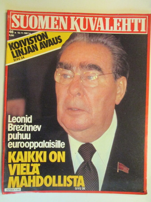 SUOMEN KUVALEHTI 46/1981 44 V. TAKAA SISÄLLYSLUET. KUVISSA