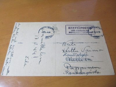 1944  Itä-Karjalan Sotilashallinto m kortilla