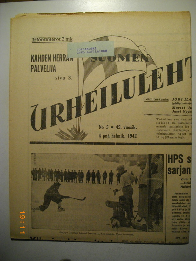 Suomen Urheilulehti No 5/1942 (15.3)