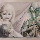 Lapset ihailevat joululahjoja ja joulukuusta, p. 1905 - pikkukuva 1
