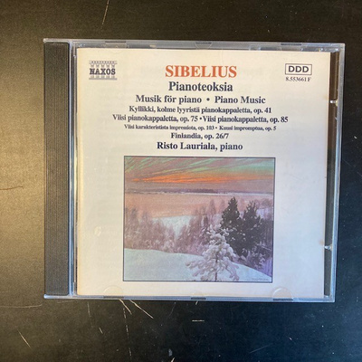 Risto Lauriala - Sibelius: Pianoteoksia CD