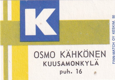 Kuusamonkylä. Osmo Kähkönen   4/10