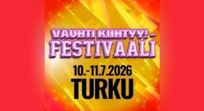 Vauhti Kiihtyy 2026 Turku kaverilippu