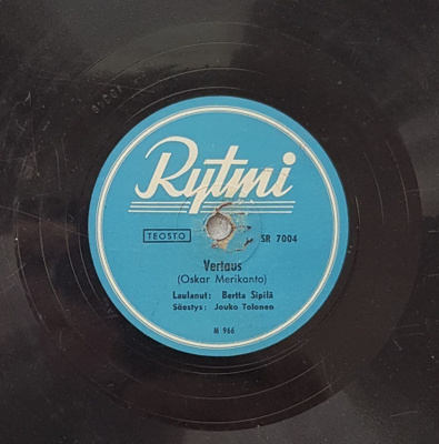 Savikiekko 1948 - Bertta Sipilä - Decca SR 7004