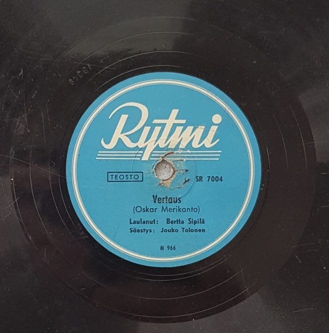 Savikiekko 1948 - Bertta Sipilä - Decca SR 7004