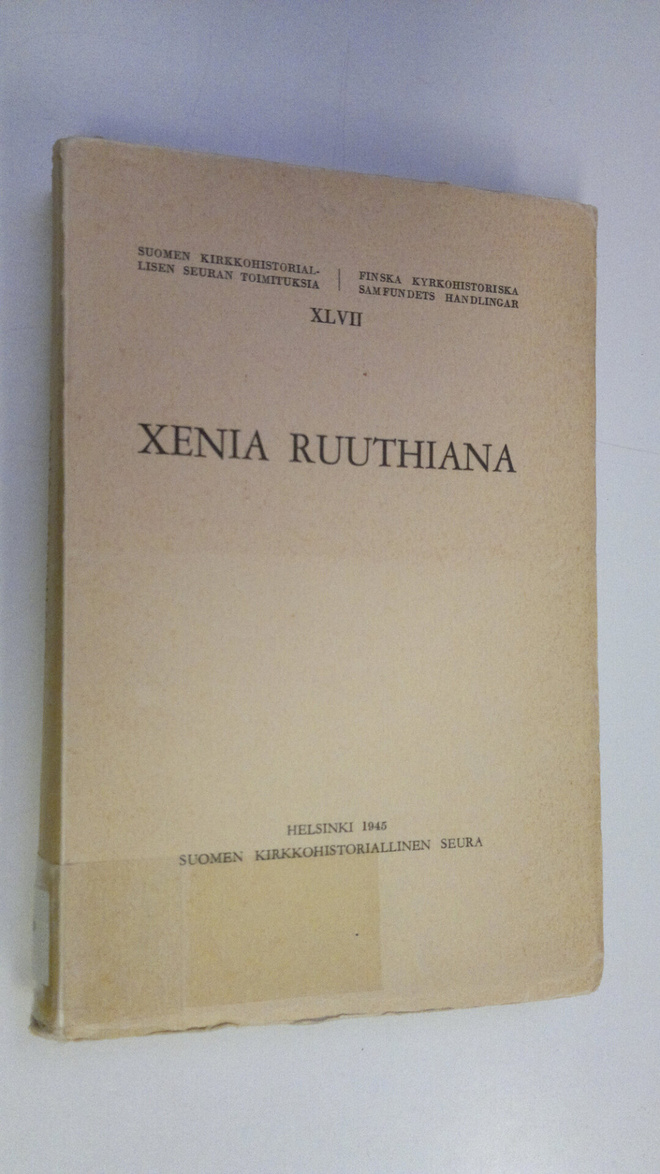 Xenia Ruuthiana : professori emerito Martino Ruuth praesi...