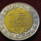 5 pesos 1992 Meksiko - pikkukuva 1